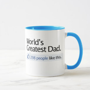 Facebook World's Greatest Dad Mug