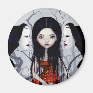 "Faceless Ghosts" Magnet