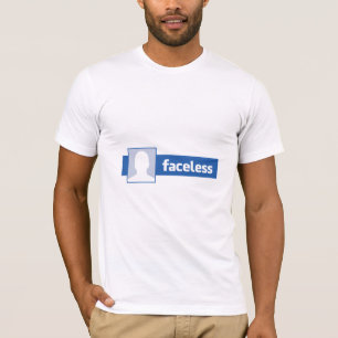 Faceless Man - Anonymous Profile Pic T-Shirt