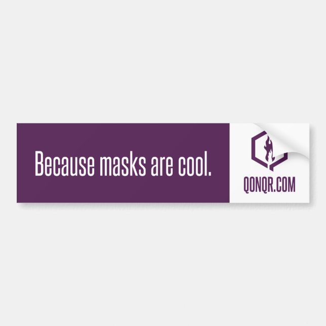Faceless Masks Bumper Sticker (Front)