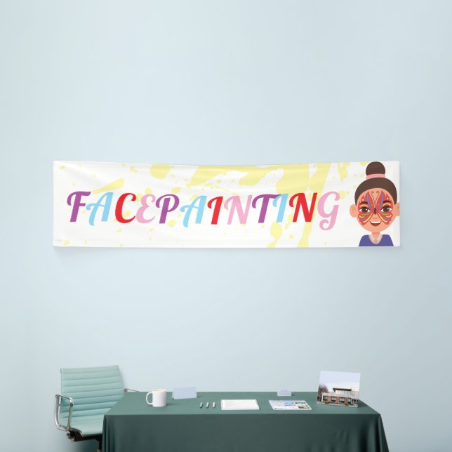 Facepainting Facepainter Artist Business Banner (Tradeshow)