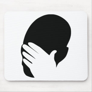 Facepalm meme mouse pad