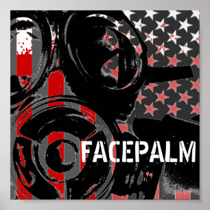 FACEPALM Original Art Print