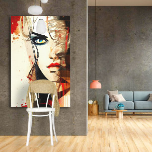 Faces - 002 canvas print