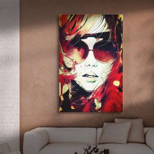 Faces - 004 canvas print