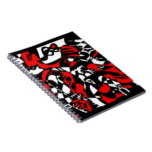 "Faces" Abstract Art Notebook