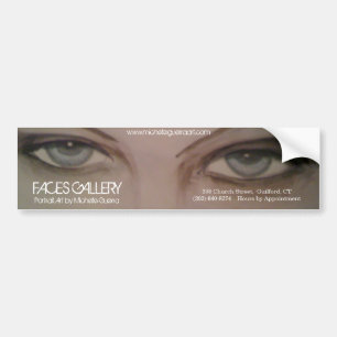 Faces Gallery bumper sticker