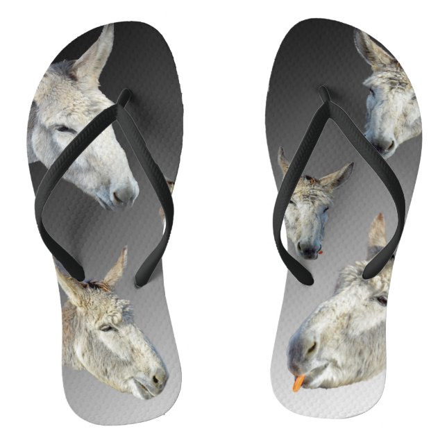 Faces Of A White Donkey, Jandals (Footbed)