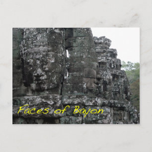 Faces of Bayon Postcard