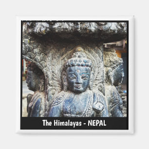 Faces of Buddha, Chorten, Himalayas - Nepal Magnet