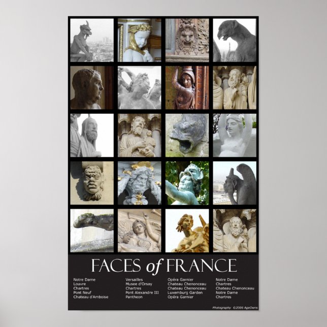 Faces of France Poster (Front)