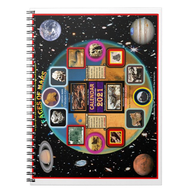 faces of mars notebook (Front)