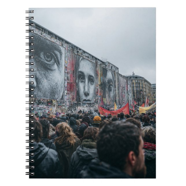 Faces of Protest Urban Street Notebook (Front)