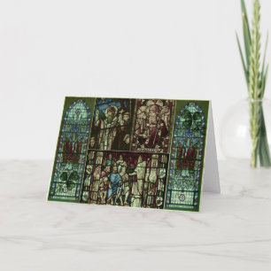 Faces of Saint Patrick Card