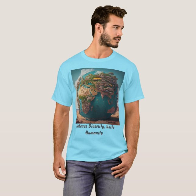 Faces of Unity: Embracing Diversity Worldwide T-Shirt (Front Full)