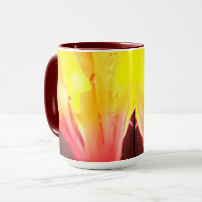 Faces on a Combo Mug (Front Left)