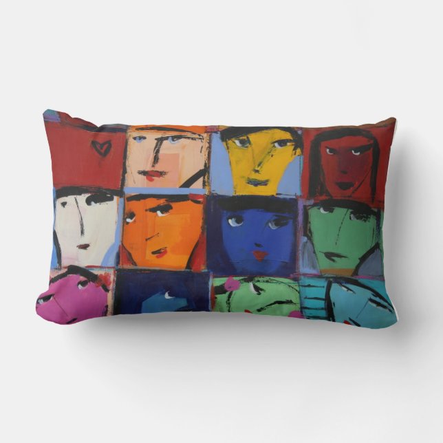 Faces Pillow (Front)
