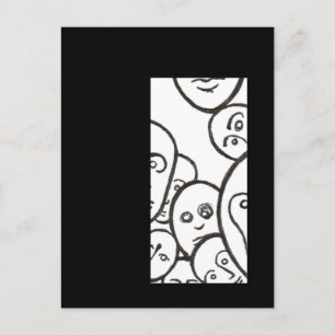 Faces Postcard