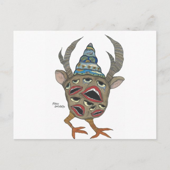 faces postcard (Front)