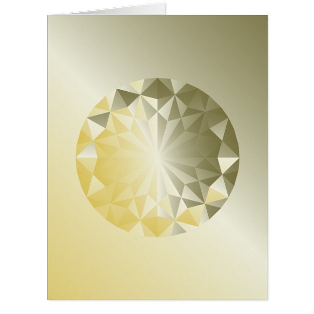 Faceted Gem Yellow Beryl (Front)