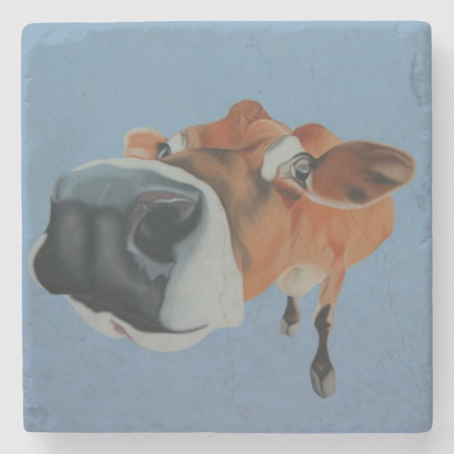 'Facetime' Stone Coaster (Front)