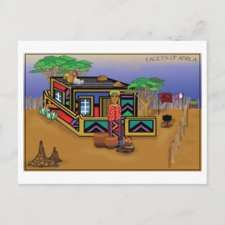 Facets of Africa Postcard