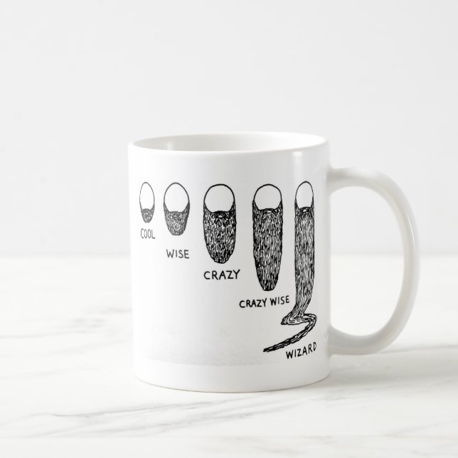facial hair coffee mug (Right)