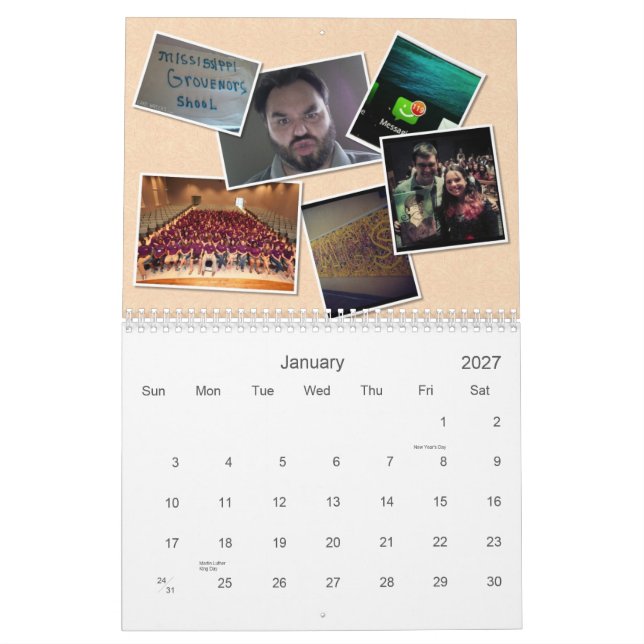 Facial Hair of MGS 2012 Calendar (Jan 2027)