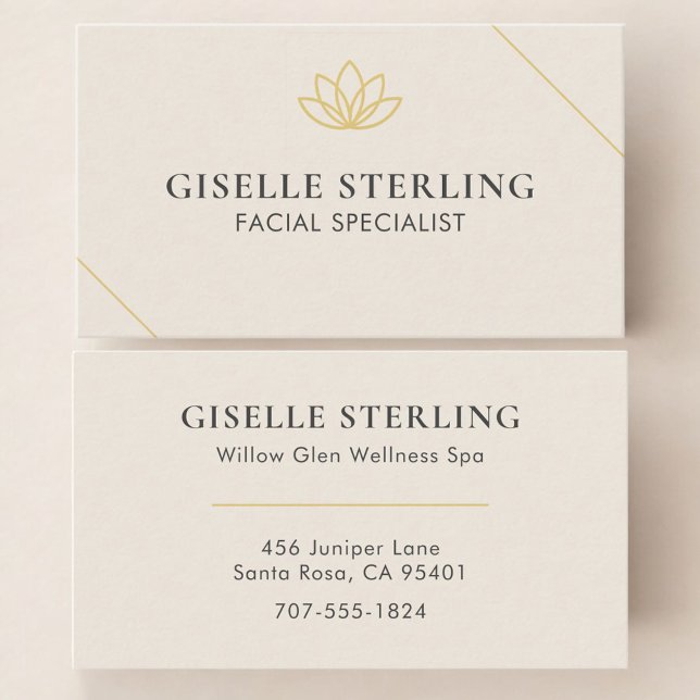 Facial Specialist Business Card (Creator Uploaded)