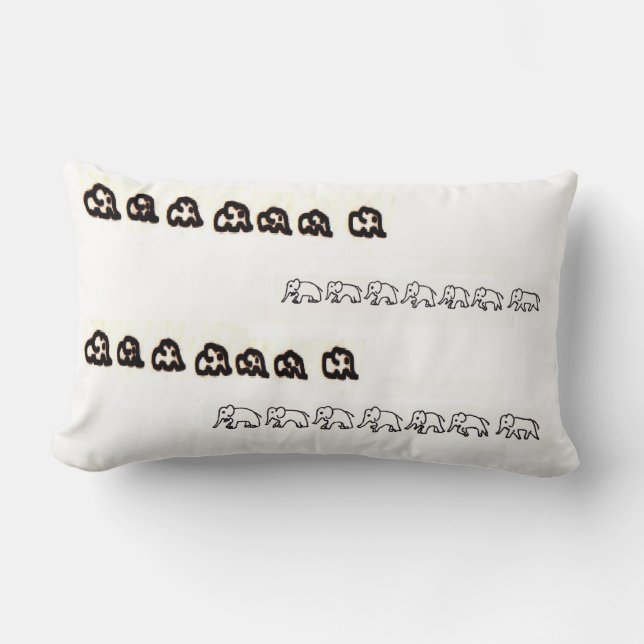 Facing Images Lumbar Cushion (Front)