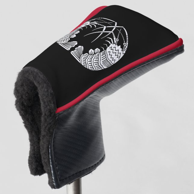 Facing spiny lobsters Golf Head Covers (3/4 Front)