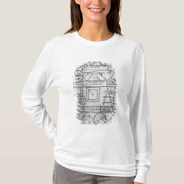 Facsimile copy of Geometrical figures T-Shirt (Front)