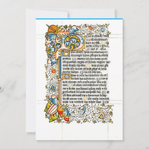 FACSIMILE OF MANUSCRIPT IN LAMBETH PALACE LIBRARY, CARD