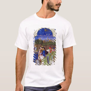 Facsimile of May: Courtly Figures on Horseback T-Shirt