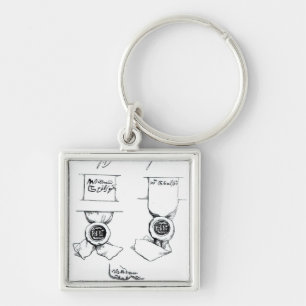 Facsimiles of William Shakespeare's signature Key Ring