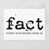 FACT: 4-letter word atheists swear by! -