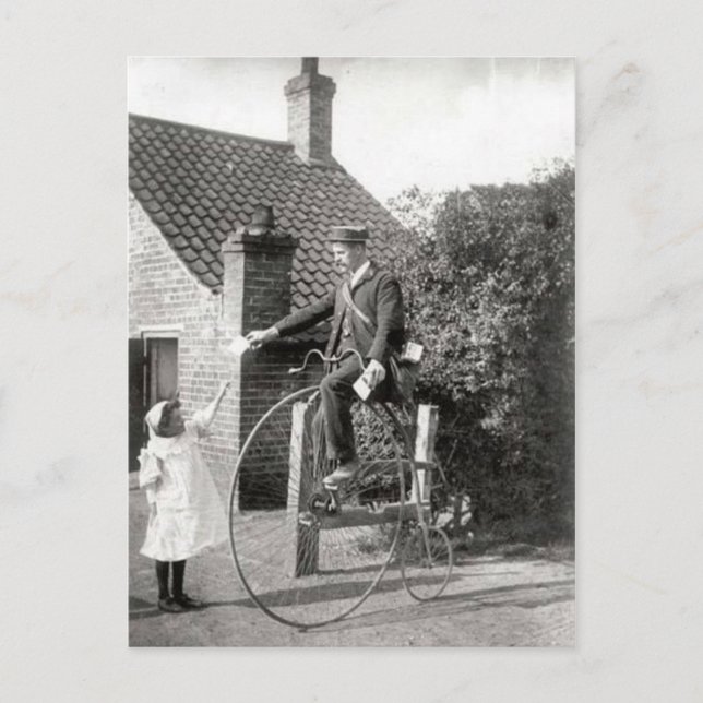 Facteur à vélo postcard (Front)