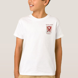 Factor V Leiden Awareness Ribbon Angel Custom Tee