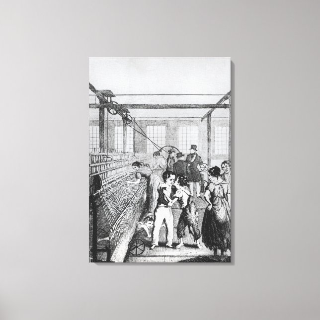 Factory Children, or Love conquerd fear Canvas Print (Front)