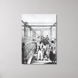 Factory Children, or Love conquerd fear Canvas Print