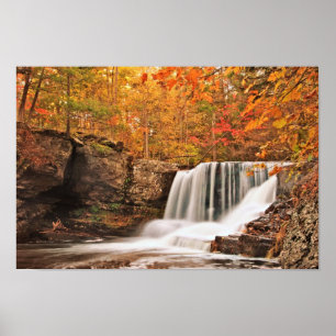 Factory Falls, Pennsylvania Poster