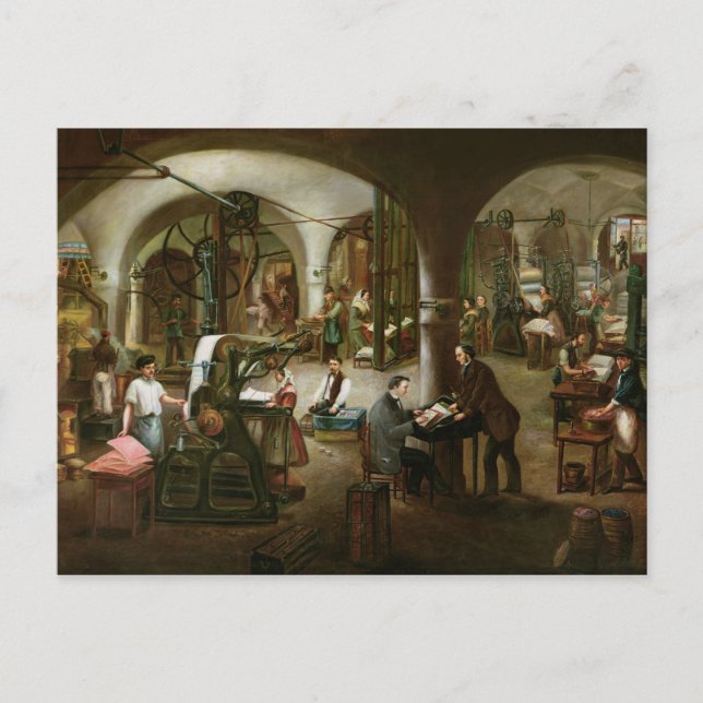 Factory in the Rue d'Aubagne, 1861 Postcard (Front)