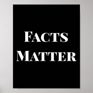 Facts Problem Political Truth Resist Shirt  Poster