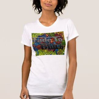 Fade To Black - green background T-Shirt