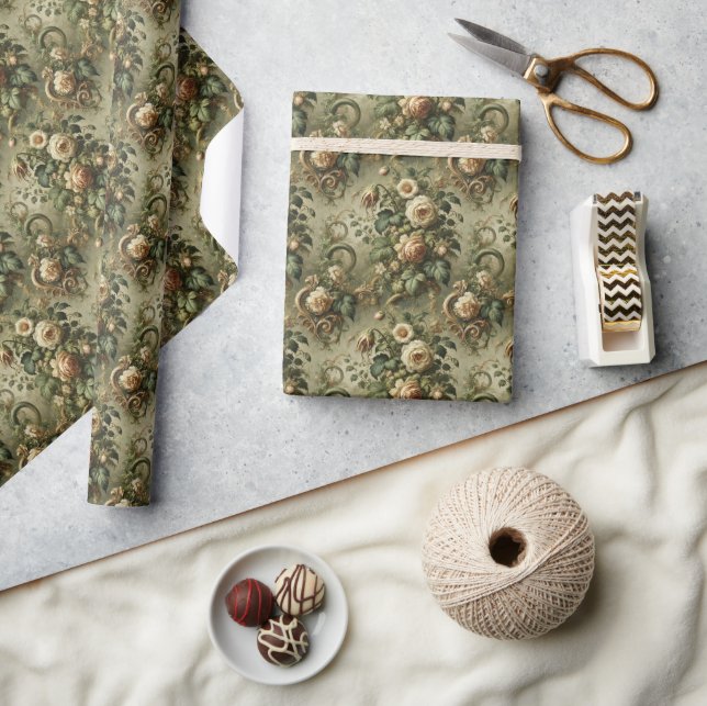 Fade to Grace – Gothic Baroque  Wrapping Paper (Crafts)
