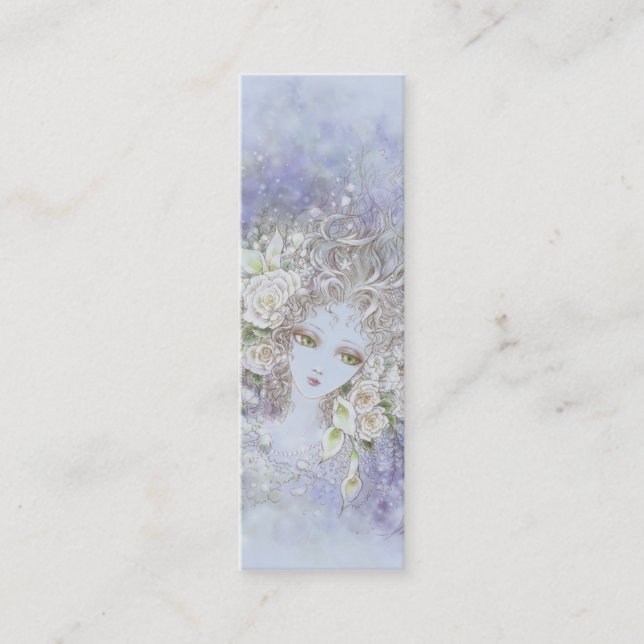 Fade to White Bookmark Mini Business Card (Front)