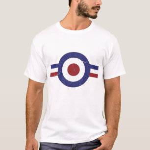 Faded and weathered Mod target T-Shirt