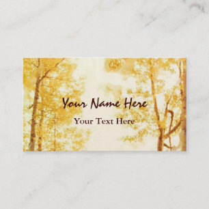 Faded Aspens business card