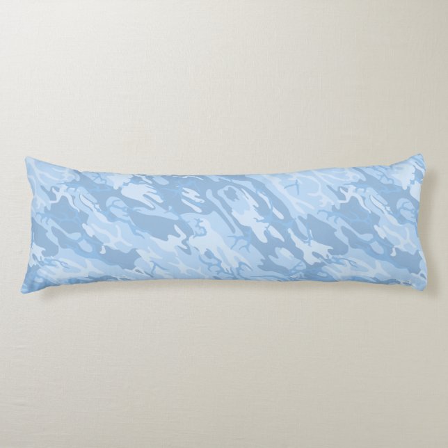 Faded Blue Camo Body Cushion (Front)