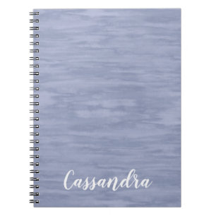 Faded Blue Notebook
